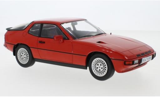 Porsche 924 1/18 MCG Turbo rojo 1979 coche miniatura
