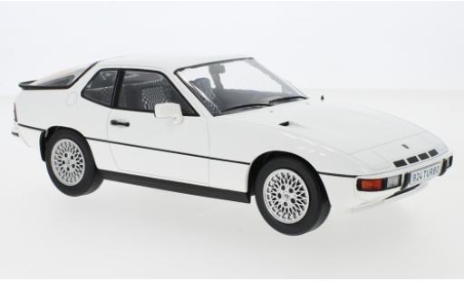 Coche miniatura Porsche 924 1/18 MCG Turbo blanco 1979 Porsche 924 1/18 MCG Turbo blanco 1979 coche miniatura