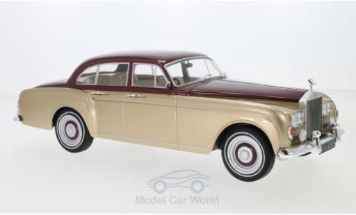 Rolls Royce Silver Cloud 1/18 MCG III Flying Spur H.J.Mulliner metalico rojo/metalico beige RHD 1965 coche miniatura