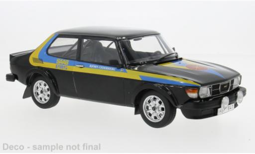 Saab 99 1/18 MCG Turbo schwarz/Dekor 1977 1:18 coche miniatura