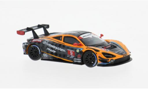 McLaren 720 1/64 Mini GT S GT3 EVO IMSA 24h Daytona 2024 Pfaff Motorsports #9 O.Jarvis 1:64