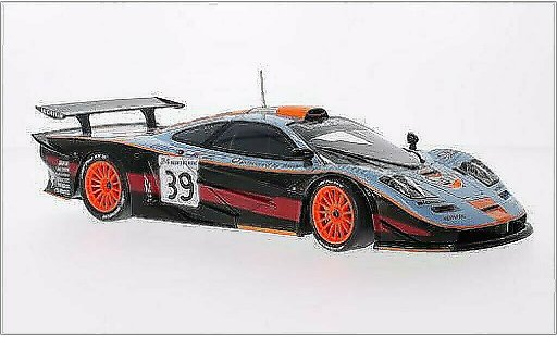 McLaren F1 GTR GTR 1/18 Minichamps No.39 Team Davidoff Gulf 24h Le Mans 1997 /A.Gilbert coche miniatura