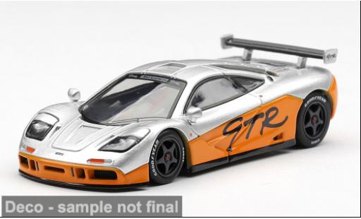 McLaren F1 1/64 Mini GT GTR silber/naranja 1995 1:64