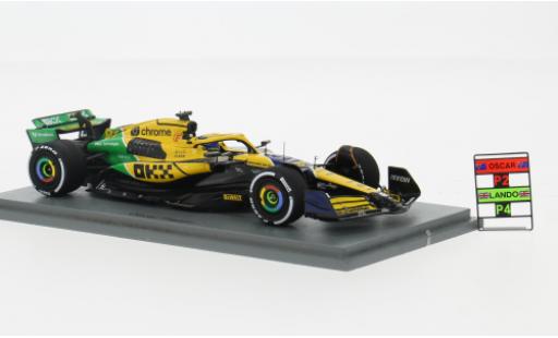 McLaren F1 1/43 Spark MCL38 GP Monaco 2024 Team #81 O.Piastri 1:43 coche miniatura