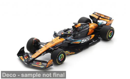 McLaren F1 1/43 Spark MCL39 Formel 1 GP Abu Dhabi 2025 Team #81 O.Piastri 1:43 coche miniatura