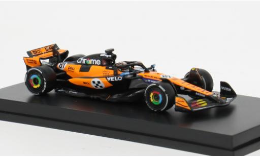 Coche miniatura McLaren F1 Base MCL39 formula 1 GP Monaco 2025 Team #81 O.Piastri 1/64 Minichamps