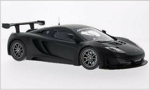 McLaren MP4-12C GT3 1/18 Minichamps mate-negro 2012 coche miniatura