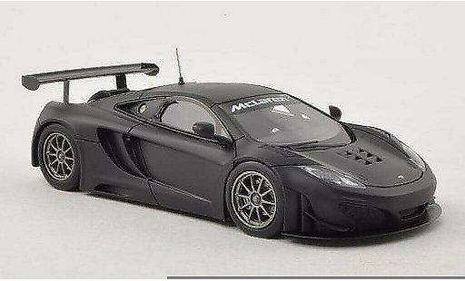 McLaren MP4-12C GT3 1/43 Minichamps mate-negro Plain Body Version 2012 coche miniatura