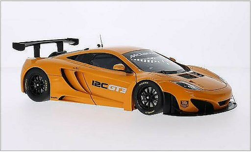 McLaren MP4-12C GT3 1/18 Autoart metalico naranja RHD 2011 coche miniatura