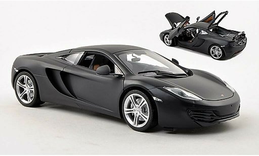 McLaren MP4-12C Base 1/18 Minichamps mate-negro 2011 coche miniatura