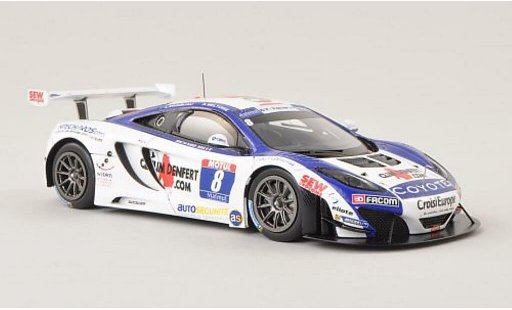 McLaren MP4-12C Base 1/43 Spark No.8 FFSA GT Tour 2013 /L.Pasquali coche miniatura