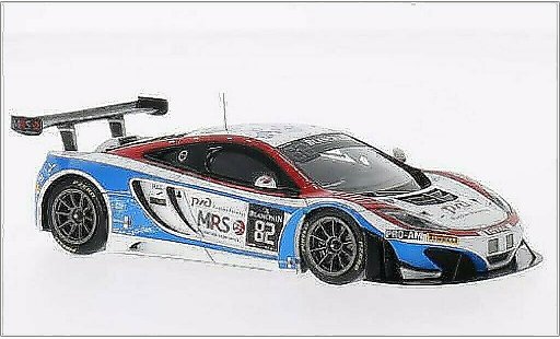 McLaren MP4-12C Base 1/43 Spark No.82 GT Russian Team 24h Spa 2014 /F.Spengler coche miniatura