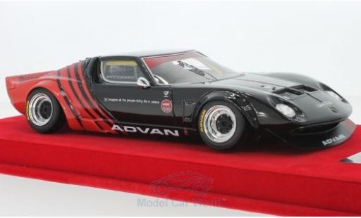 Coche miniatura Lamborghini Miura 1/18 MCW Models LB Works negro/rojo RHD Chassis Ford GT40 N4 Liberty Walk Lamborghini Miura 1/18 MCW Models LB Works negro/rojo RHD Chassis Ford GT40 N4 Liberty Walk coche miniatura