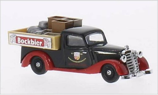 Mercedes 170 Pick Up 1/87 Busch V Brauhaus Viernheim coche miniatura