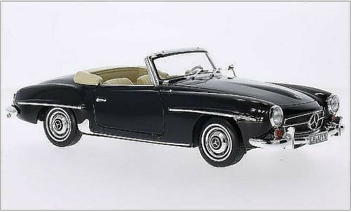 Mercedes 190 Base 1/18 Norev negro 1957 coche miniatura