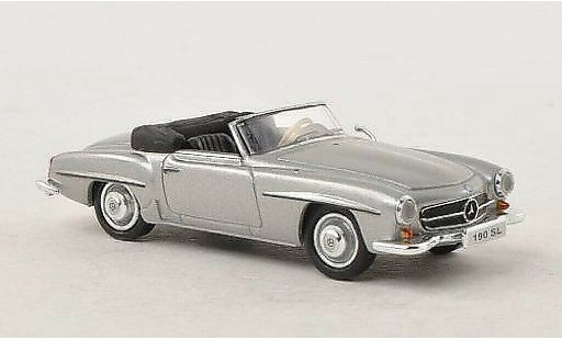 Mercedes 190 Base 1/87 Busch (W121 BII) gris 1955 coche miniatura