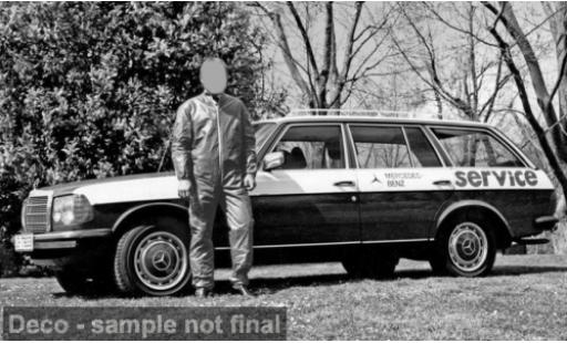 Mercedes 200 1/18 I Norev T-Modell (S123) 1980 Service 1:18 coche miniatura