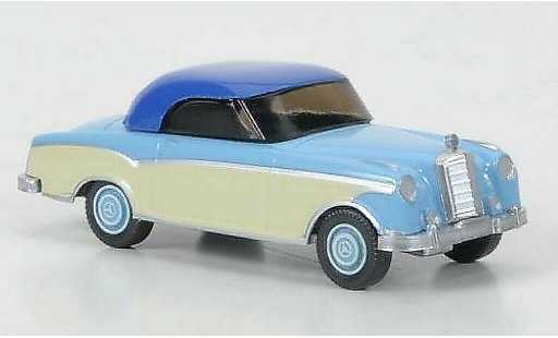 Mercedes 220 Coupe 1/87 Wiking azul/beige/azul coche miniatura