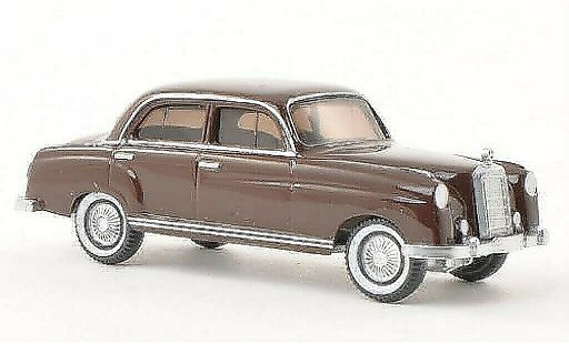 Mercedes 220 Base 1/87 Wiking marron coche miniatura