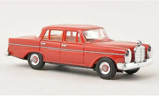 Mercedes 220 Base 1/87 Busch rojo 1959 coche miniatura