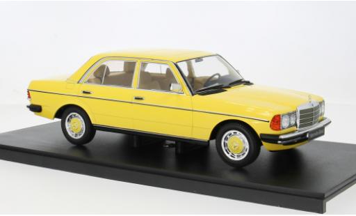 Coche miniatura Mercedes 230 E (W123) gelb 1975 1/18 KK Scale