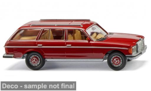 Coche miniatura Mercedes 250 Coupe T rojo 1978 1/87 Wiking