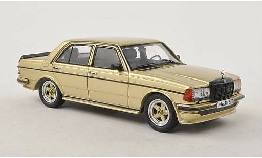 Mercedes 280 Coupe 1/43 Neo E (W123) AMG gold 1980 coche miniatura