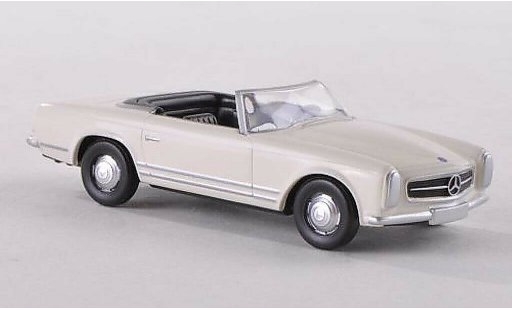 Mercedes 280 Base 1/87 Herpa SL Pagode perlblanco coche miniatura