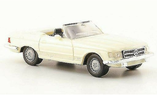 Mercedes 280 Base 1/87 Herpa SL (R107) beige coche miniatura
