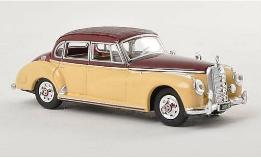 Mercedes 300 Base 1/87 Ricko Limusina marron/beige 1955 coche miniatura
