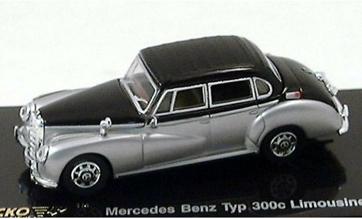 Mercedes 300 Base 1/87 Ricko Limusina gris/negro 1955 coche miniatura