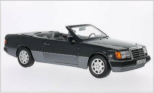 Mercedes 300 Coupe 1/18 Norev CE-24 (A124) Descapotablele metalico negro coche miniatura