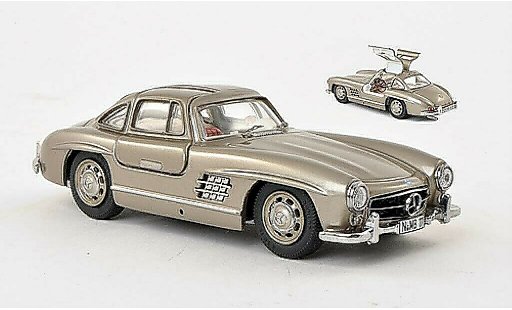 Mercedes 300 Base 1/43 Schuco beige-gris coche miniatura