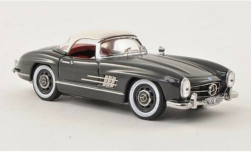 Mercedes 300 Roadster 1/43 Schuco Hardtop gris/beige coche miniatura