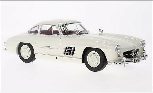 Mercedes 300 Base 1/18 Minichamps (W198 I) blanco 1954 coche miniatura