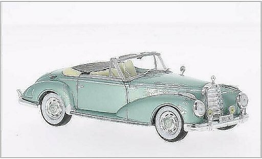 Mercedes 300 Base 1/43 WhiteBox (W186) SC Roadster metalico verde 1956 coche miniatura