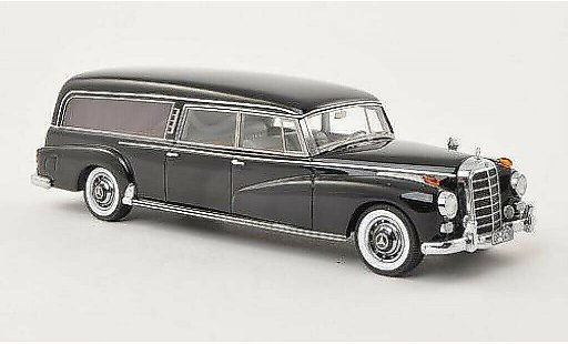 Mercedes 300 Utilitaire 1/43 Matrix (W186) Binz Hearse negro Leichenwagen 1956 coche miniatura