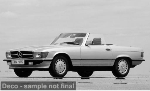 Mercedes 450 1/18 I Norev SL (R 107) silber 1985 1:18 coche miniatura