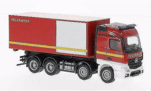 Mercedes Actros Base 1/87 Herpa 11 Bomberos Abrollcontainer-LKW coche miniatura