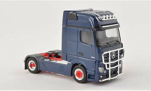 Mercedes Actros Gigaspace 1/87 Herpa 11 Giga ZM azul con Lampenbugel y Rammschutz coche miniatura