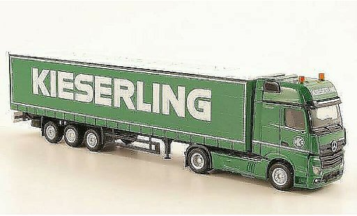 Mercedes Actros Base 1/87 Herpa 11 Kieserling Gardinenplanen-SZ coche miniatura