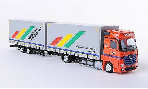 Mercedes Actros Bigspace 1/87 Herpa 11 Wepler + Plappert Volumen-HZ coche miniatura