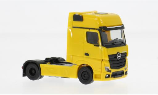 Mercedes Actros 1/87 Herpa 18 L gelb 1:87 coche miniatura