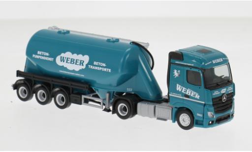 Mercedes Actros 1/87 Herpa 18 Streamspace Weber Betonpumpen (A) 1:87 coche miniatura