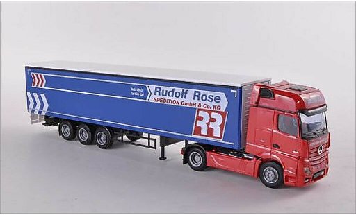 Mercedes Actros Gigaspace 1/87 AWM 2 Aerop. Giga.-KSZ Rose coche miniatura