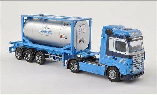 Mercedes Actros Bigspace 1/87 AWM 2 Big./Aerop.-20 Tank-Co.-SZ Redder coche miniatura