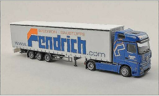 Mercedes Actros Bigspace 1/87 AWM 2 Fendrich Mega-G-KSZ coche miniatura