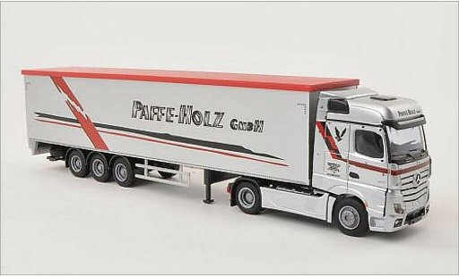 Mercedes Actros Bigspace 1/87 AWM 2 Paffe-Holz GmbH Schubboden-SZ coche miniatura