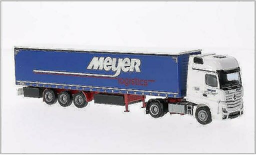Mercedes Actros Gigaspace 1/87 AWM 2 Giga./Aerop. G-KSZ Meyer coche miniatura