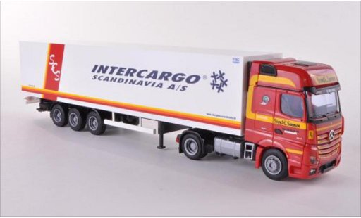 Mercedes Actros Gigaspace 1/87 AWM 2 Giga./Aerop. Kuhl-KSZ Sorensen/Intercargo coche miniatura